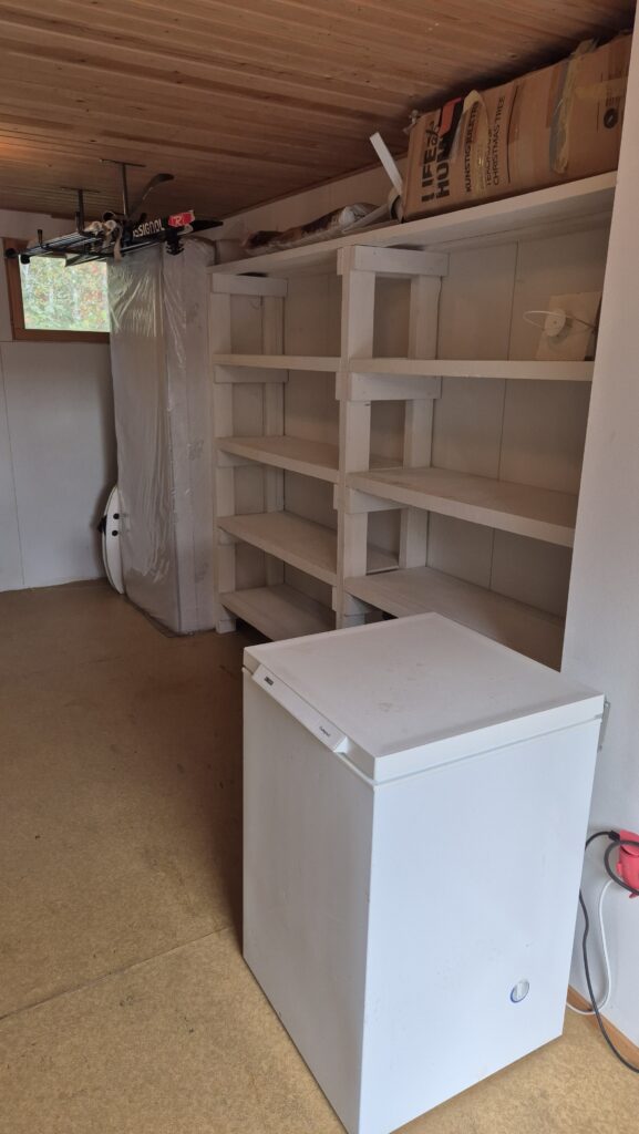 Ammattijärjestäjä Huushollaajan kanssa järjestetty varasto